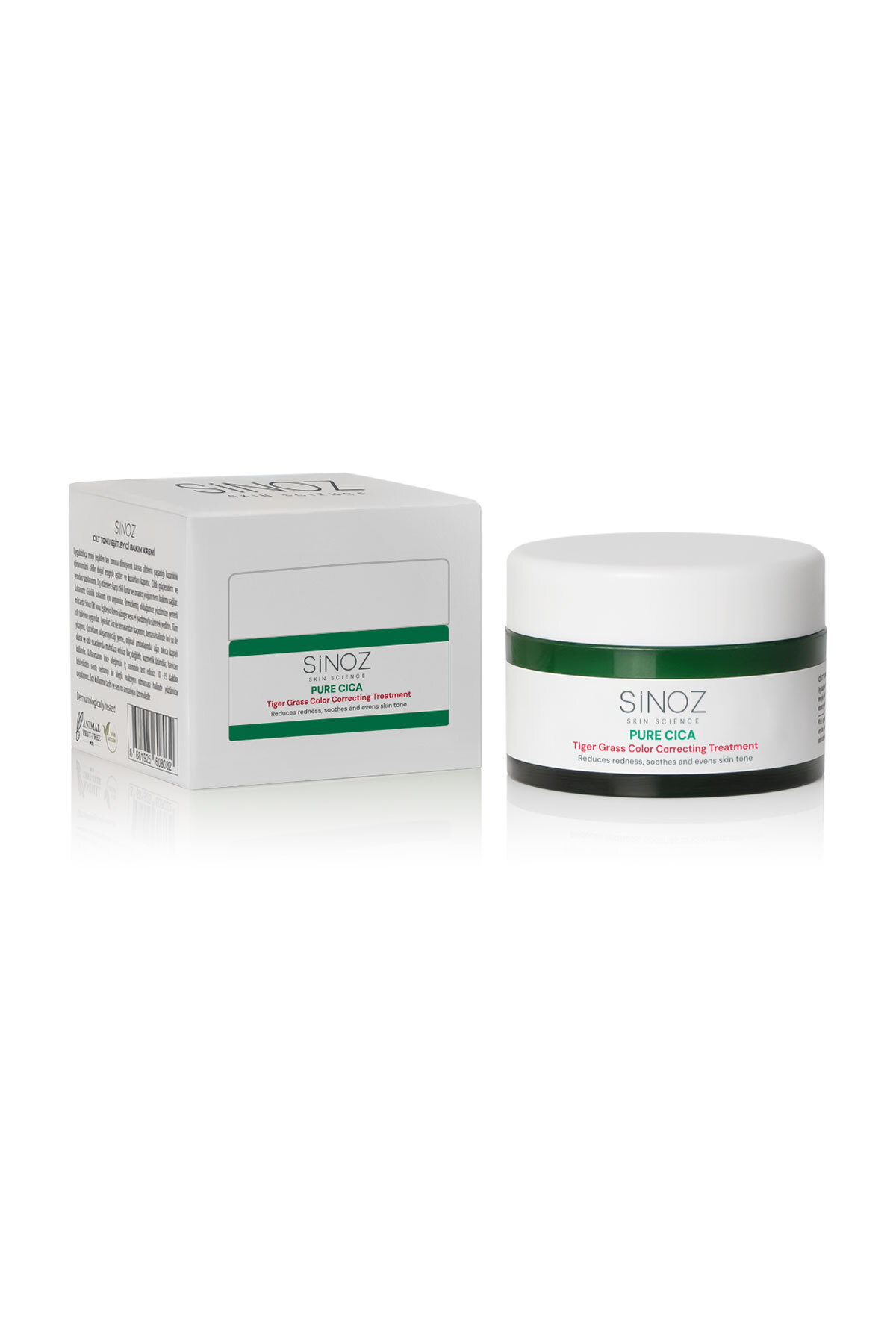 Pure Cica Tiger Grass Anında Ton Eşitleyici Onarıcı Yüz Bakım Kremi 15 ml — ST9239 — تصویر 6 از 11