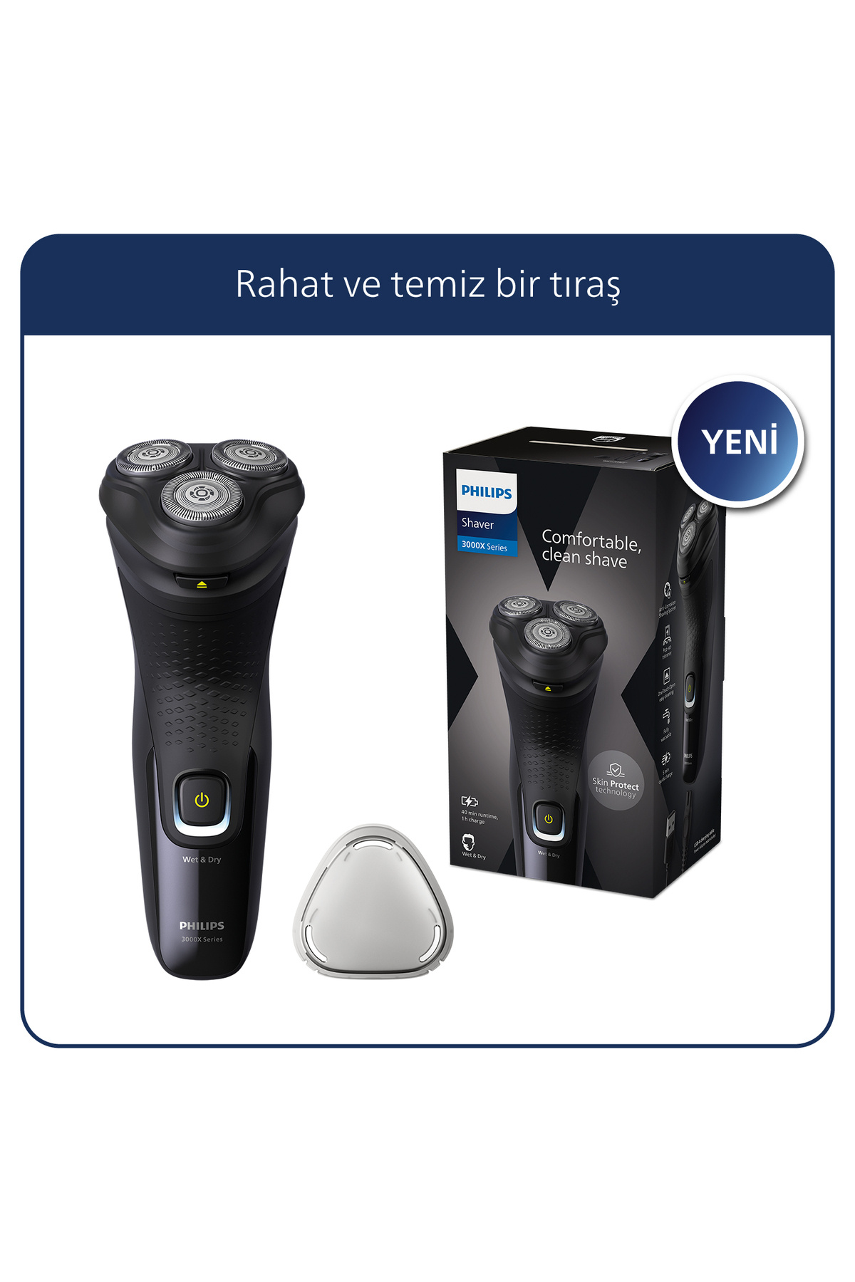 Philips 3000xserisi Tıraş Makinesi X3021/00,sinekkaydı Tıraş,ıslak Ve Kuru Kullanım,hassas Düzeltici - Fiyatı, Yorumları