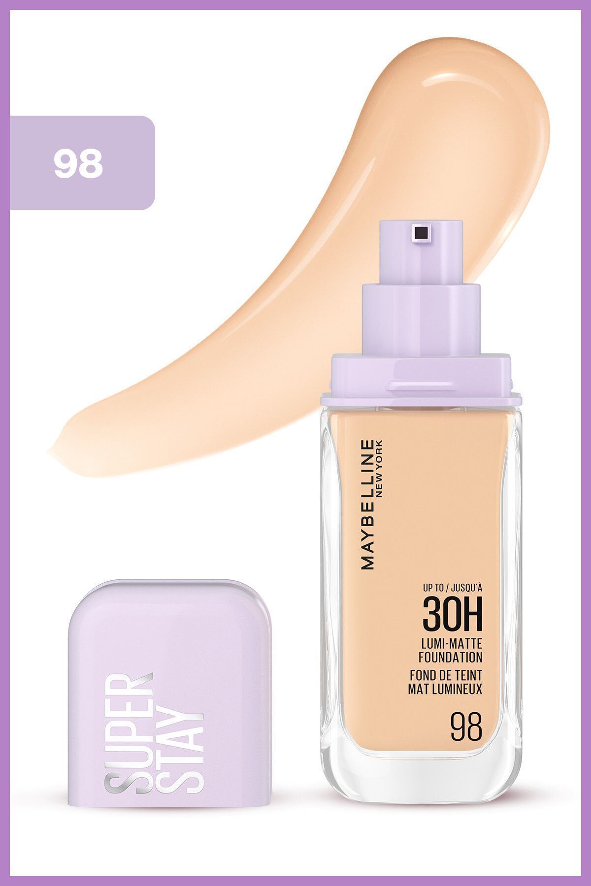 Super Stay Lumi Matte Foundation - 98 — رنگارنگ STAYLUMIMATTEFOND — تصویر 3 از 6