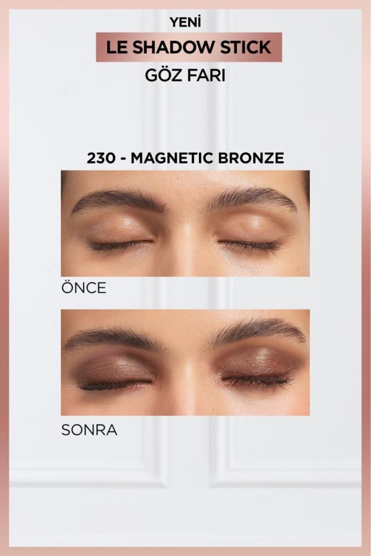 L'Oréal Paris Le Shadow Stick Göz Farı - 230 Magnetic Bronze — رنگارنگ LESHADOWGOZFARI — تصویر 2 از 7