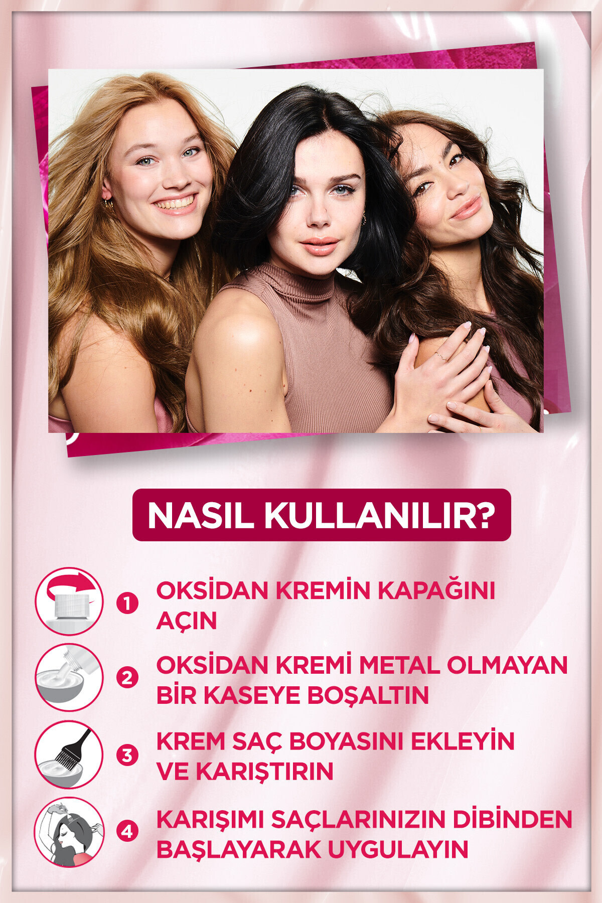 Garnier Çarpıcı Renkler 7.12 İnci Kumral, Kalıcı Krem Saç Boyası, Demikit fotoğrafı 6 (önizleme)