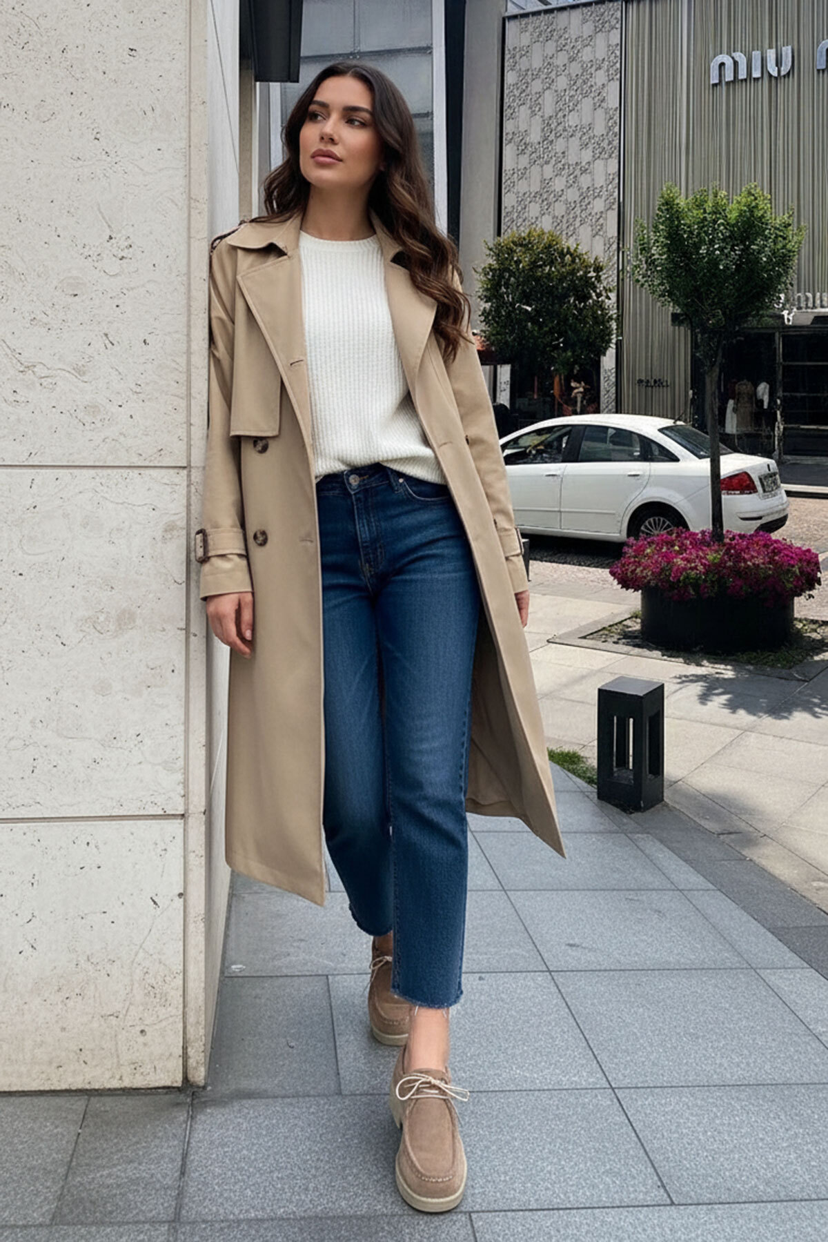 SOHO Vizon Süet Kadın Loafer Ayakkabı 21248 görsel 5