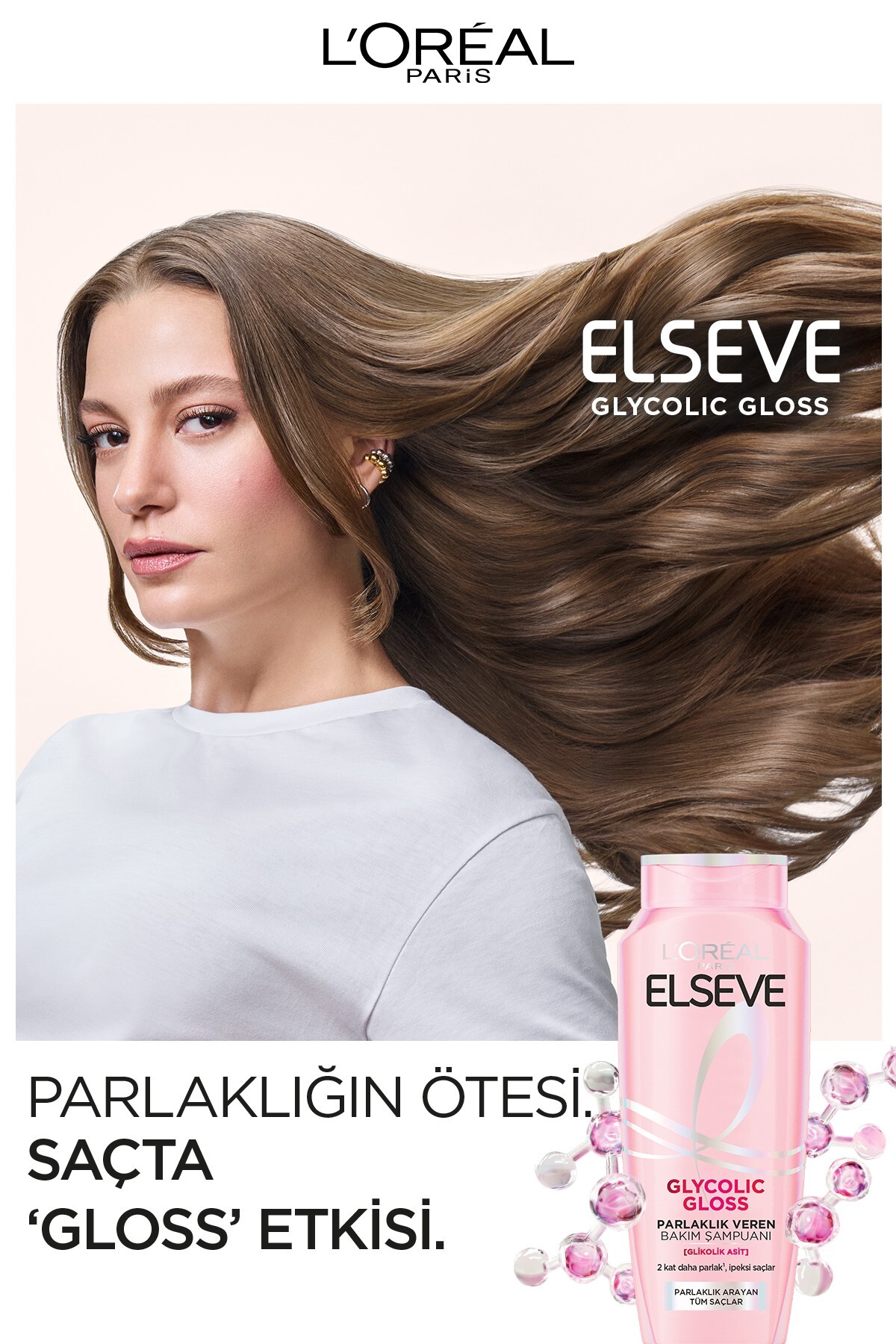 Glycolic Gloss Parlak Veren Saç Bakım Rutini Seti: Şampuan, Saç Kremi, Bakım Spreyi — PKTELSVGLYCGLOSSSHPASHST — تصویر 4 از 9