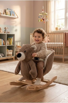 Wellgro Sallanan Oyuncak At, Sallanan Ahşap Ayıcık