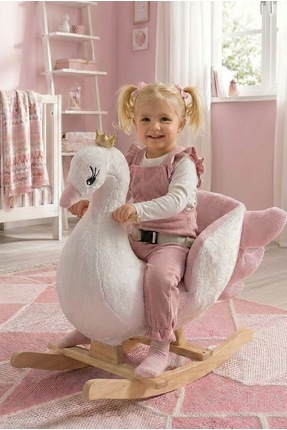 Wellgro Sallanan Oyuncak At, Sallanan Ahşap Kuğu