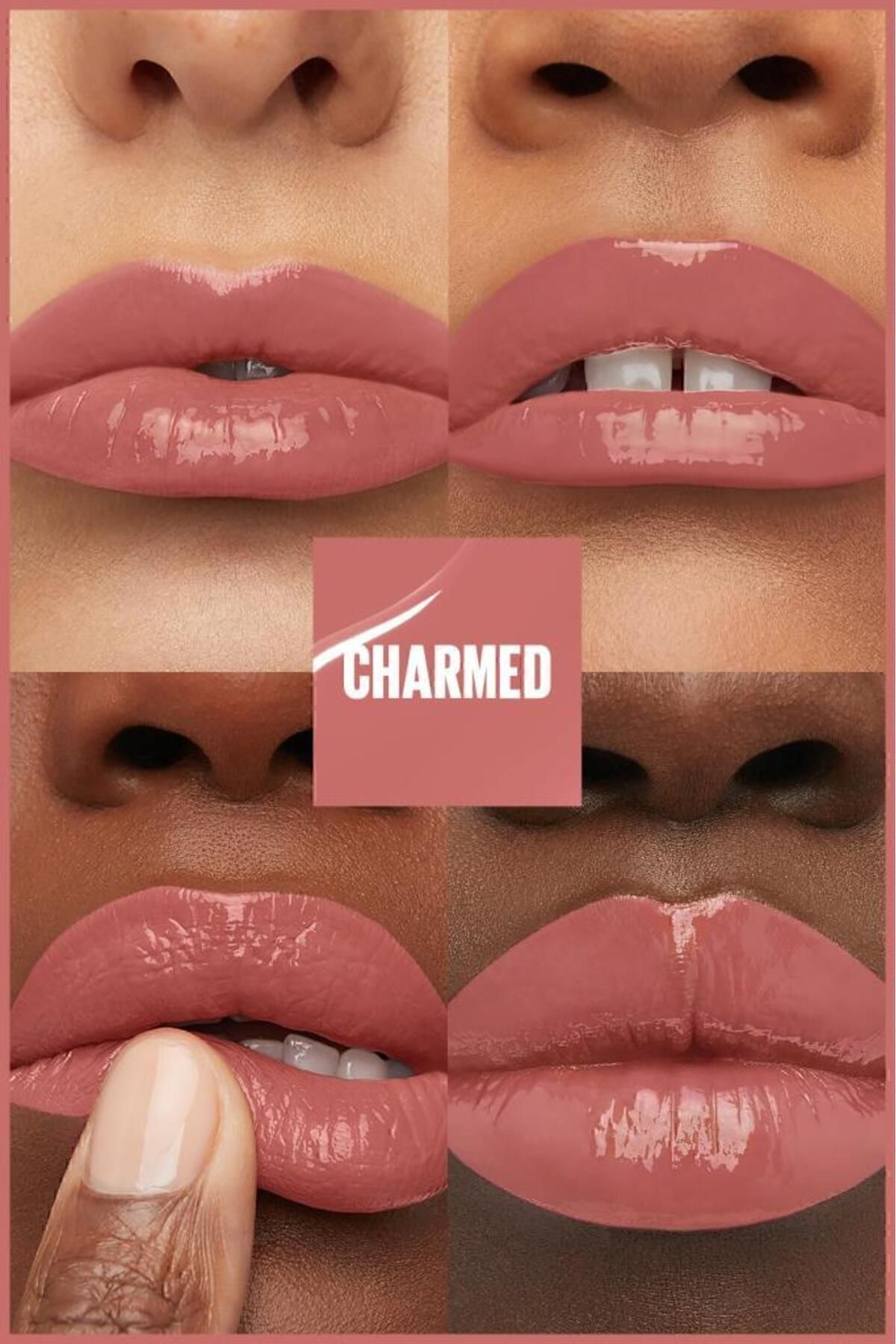 رژ لب مایع براق سوپر استی با جوهر وینیل، شماره 100، Charmed — بژ SSVNLY — تصویر 4 از 9