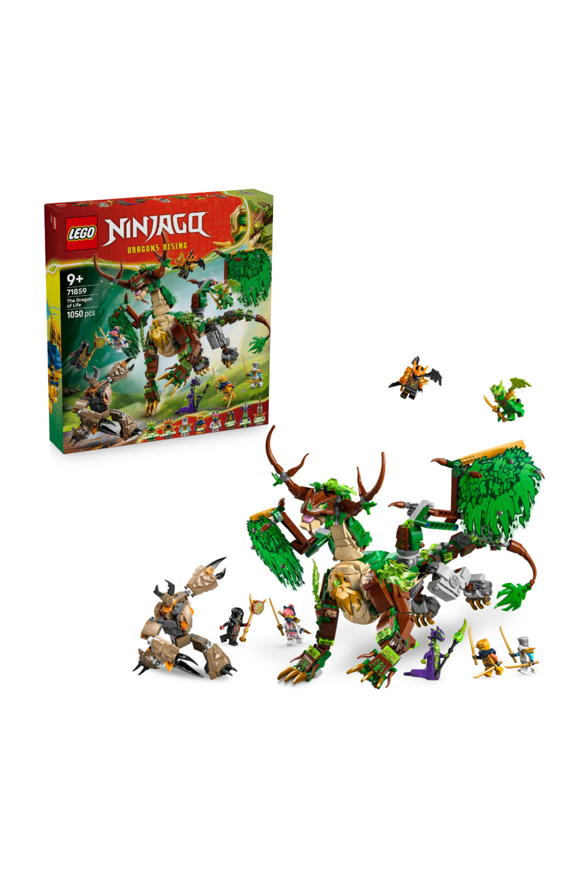 ® Ninjago® Life Dragon 71859 - 9+ Creative Toy Making Set (1050 Pieces)