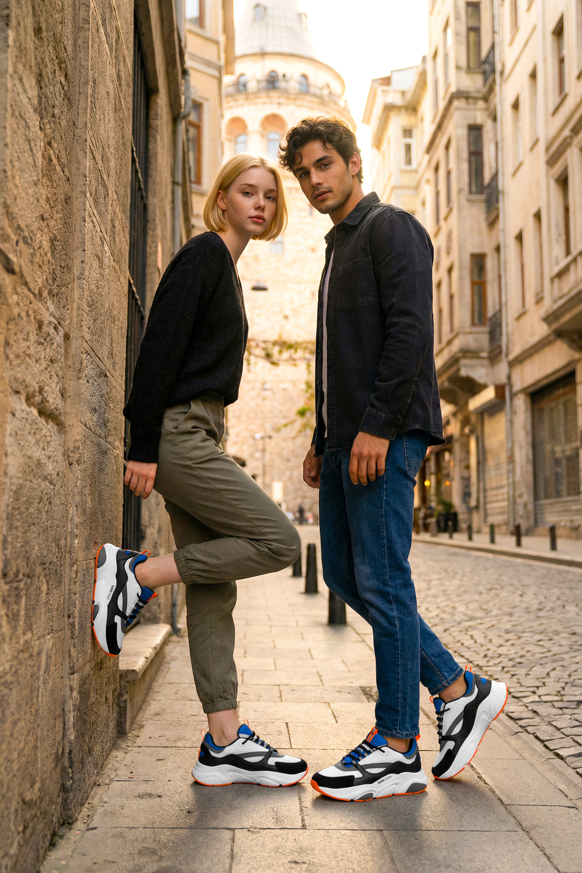 Dark Seer  Beyaz Mavi Unisex Sneaker - Görsel 6