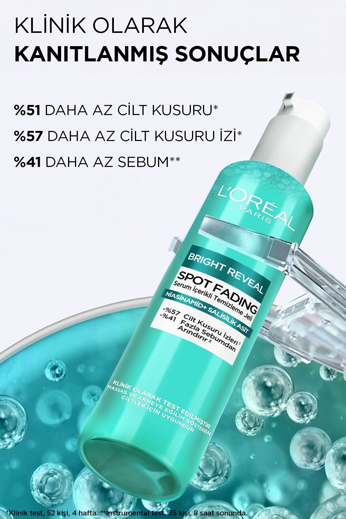 ژل پاک‌کننده حاوی سرم Bright Reveal با نیکوتینامید و اسید سالیسیلیک 150ml