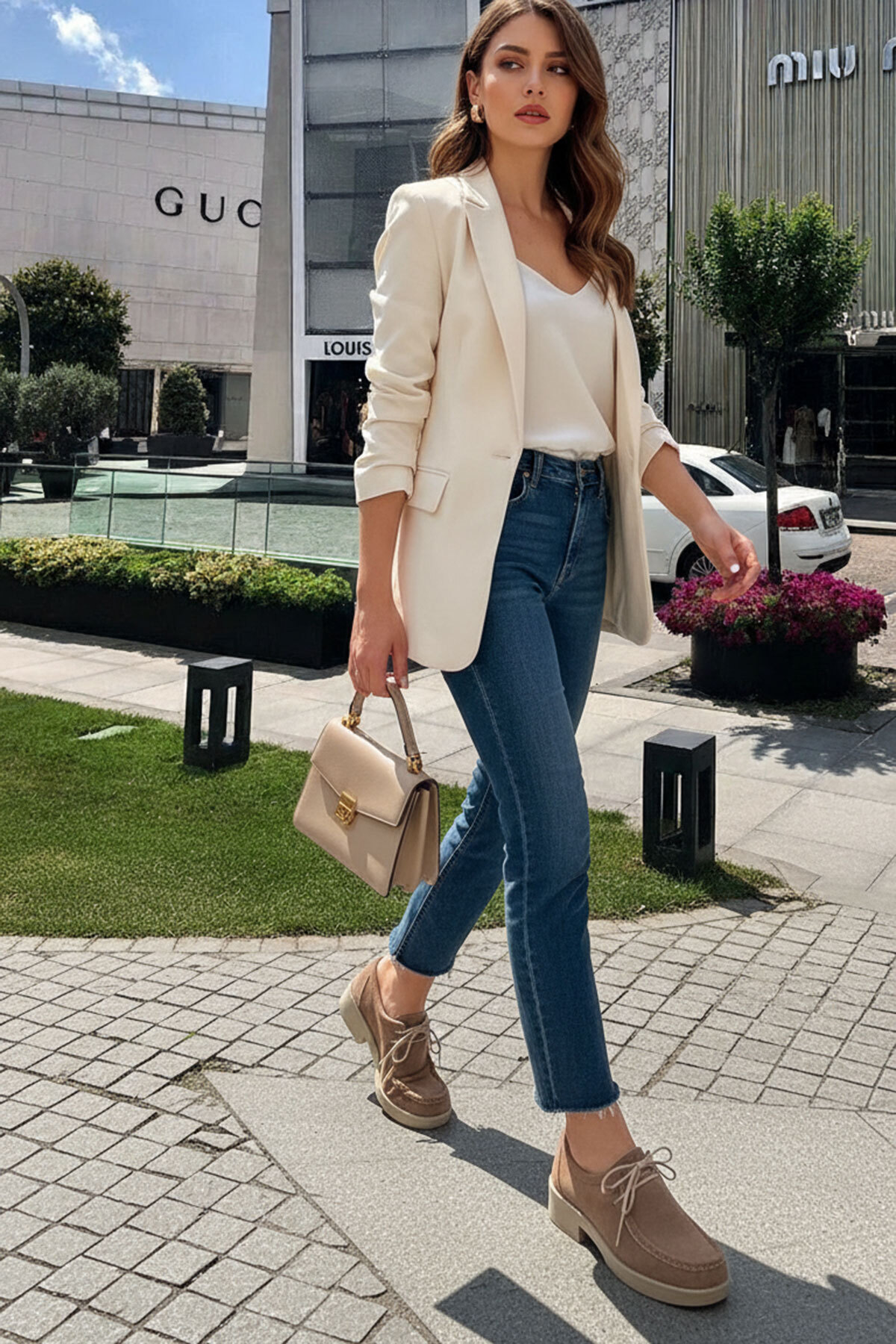 SOHO Vizon Süet Kadın Loafer Ayakkabı 21248 görsel 8