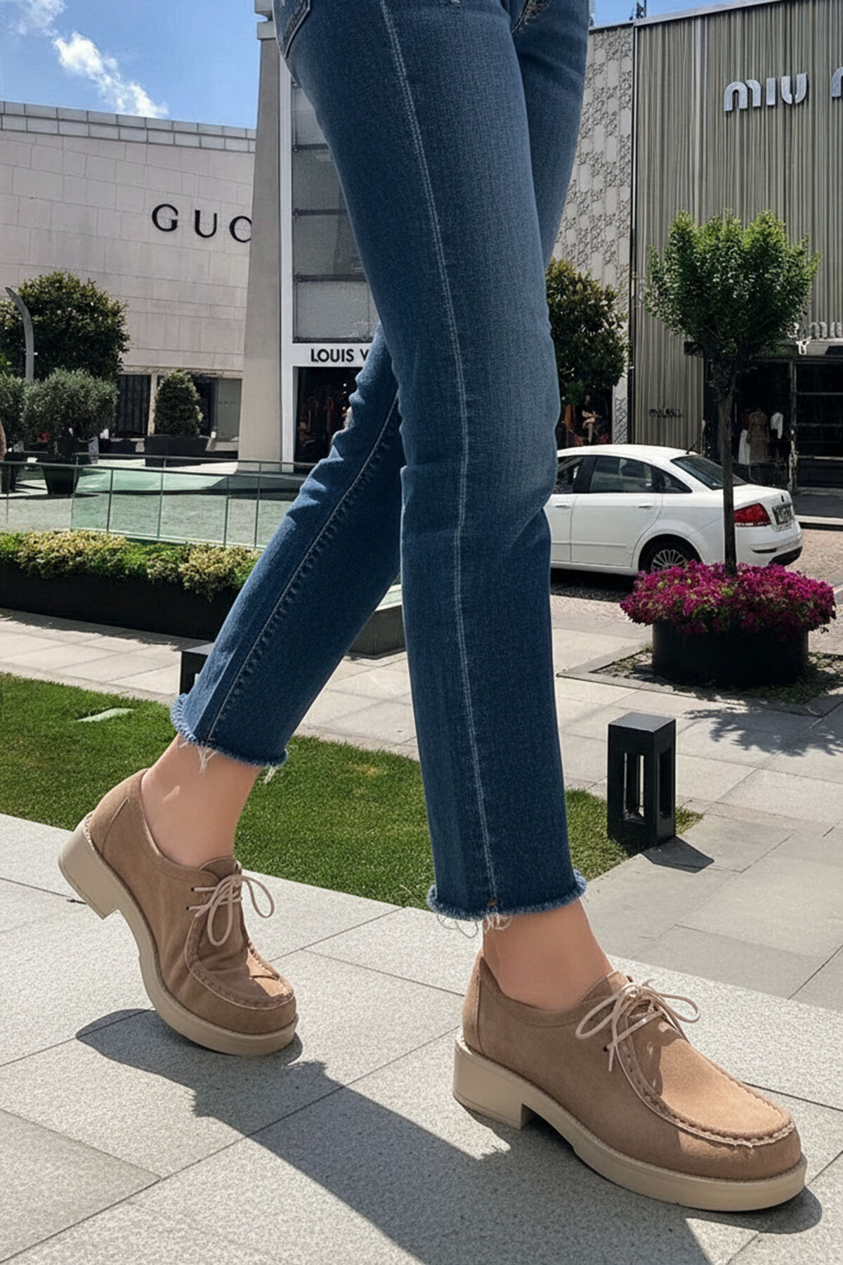 SOHO Vizon Süet Kadın Loafer Ayakkabı 21248 görsel 3