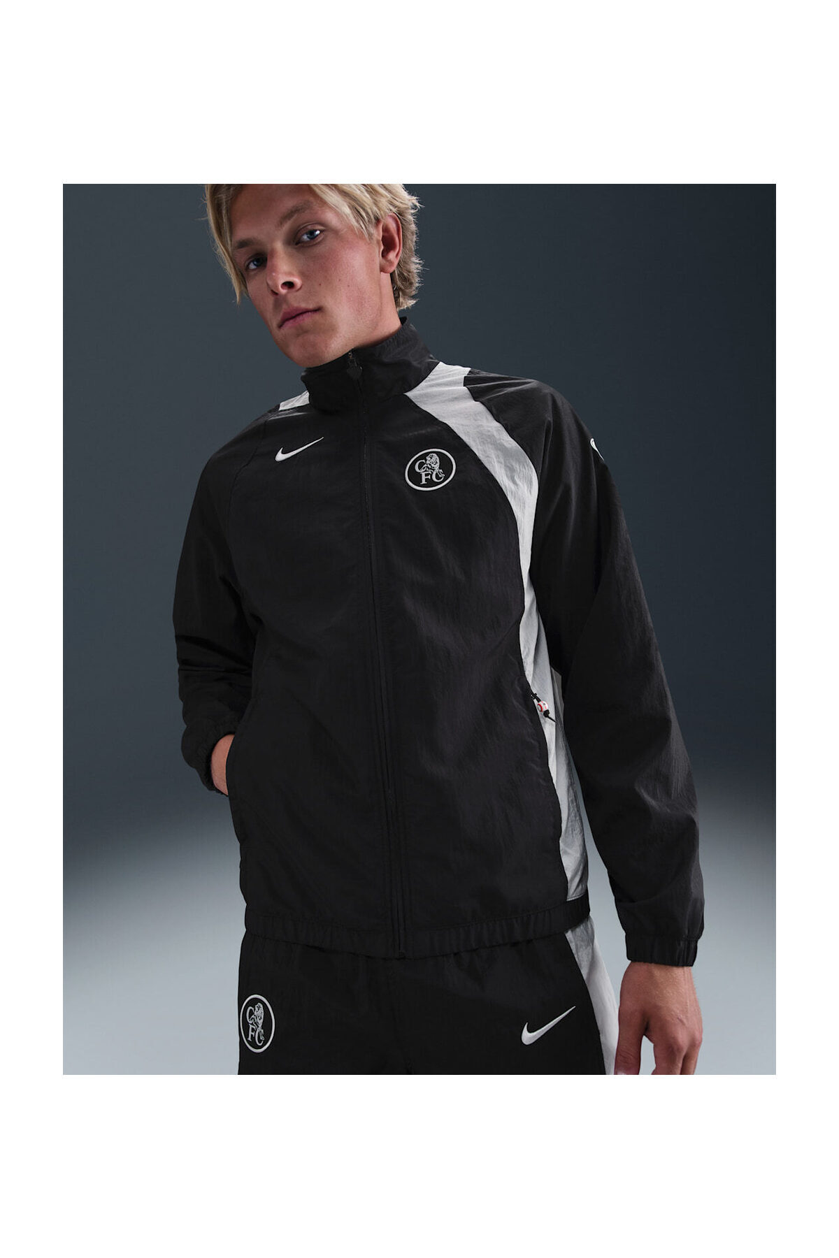 black nike sweatsuit set