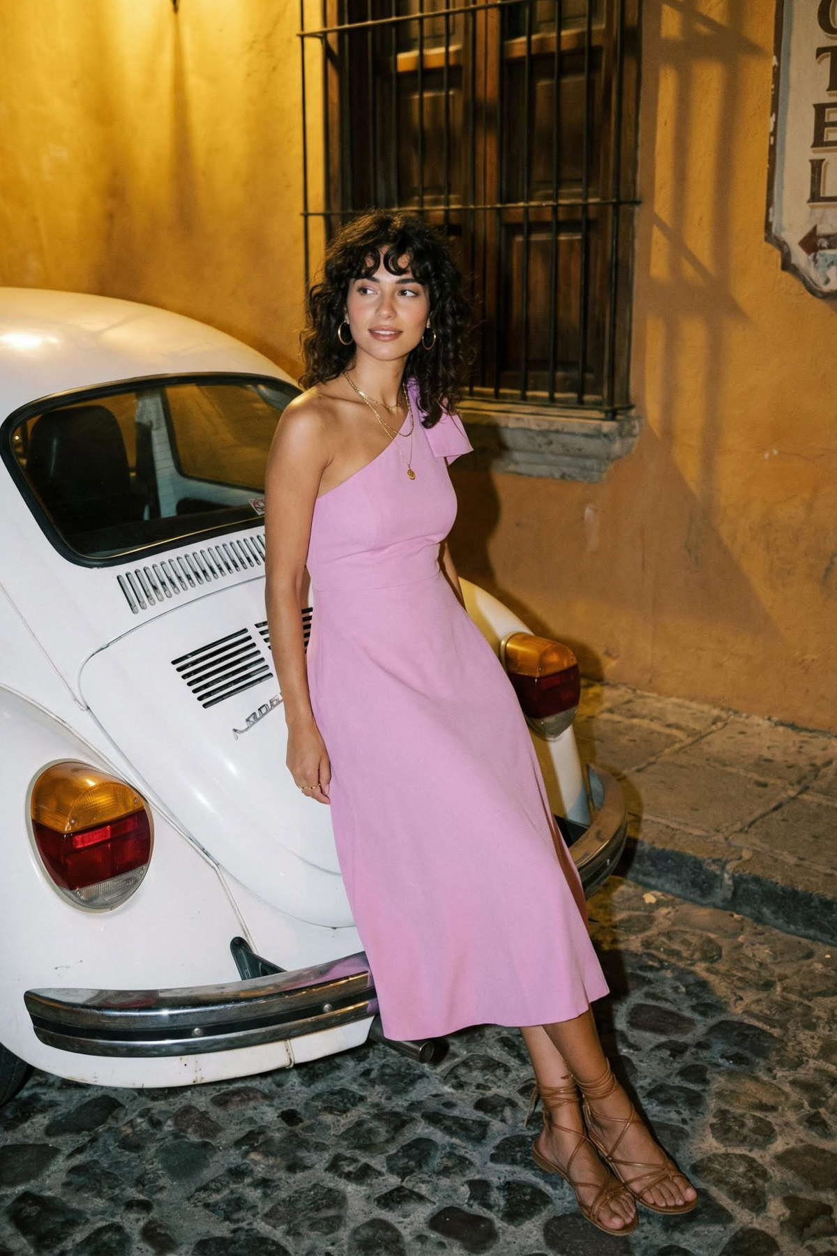 Trendyol Collection Rosa A-Linien-Schleife, schickes Abendkleid, Nachtabendkl...