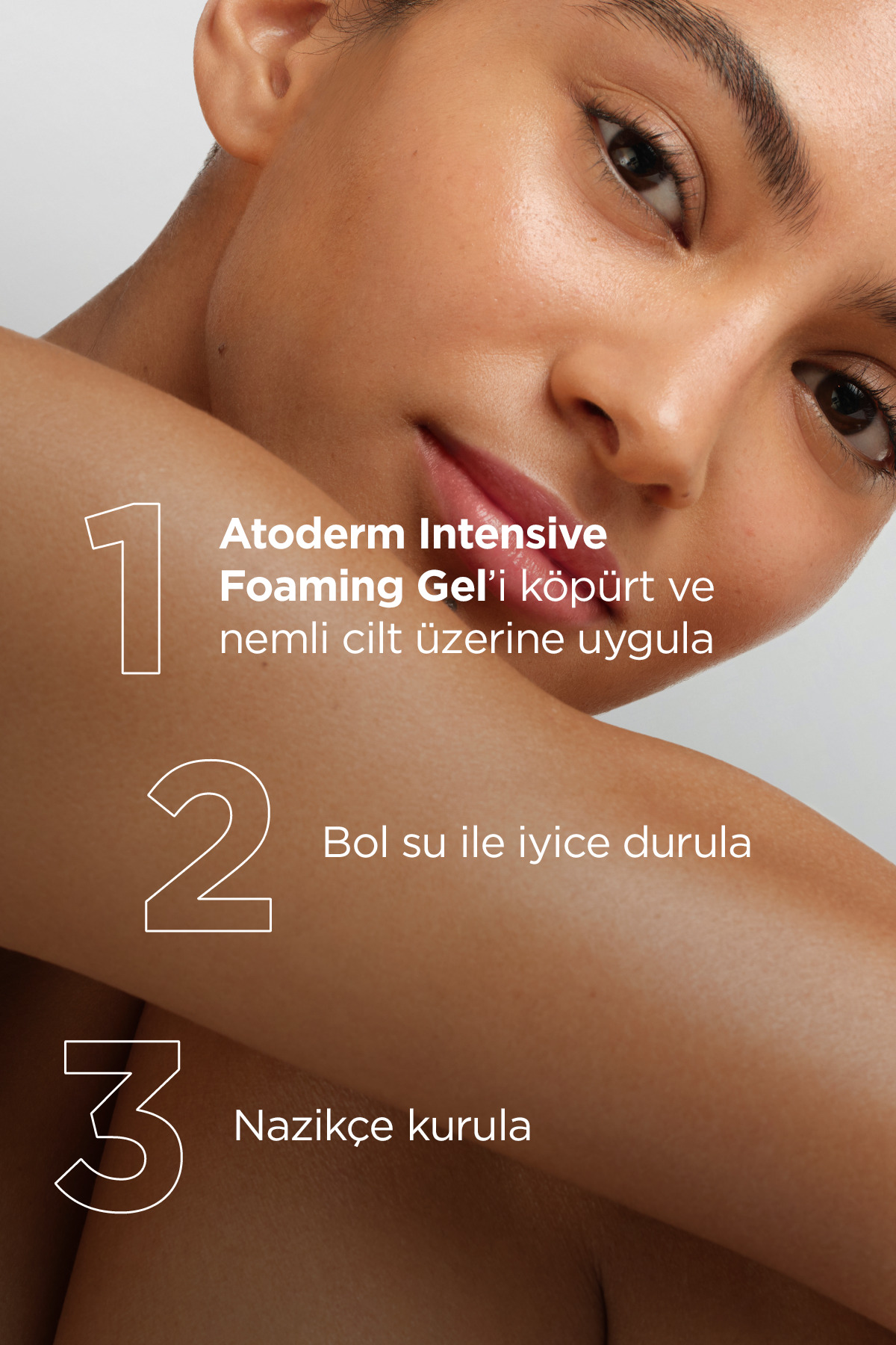 Atoderm Intensive Foaming Gel Çok Kuru, Atopi Eğilimli Cilt Onarıcı Temizleme Jeli Niasinamid 1 Lt — 3401560912807 — تصویر 8 از 9