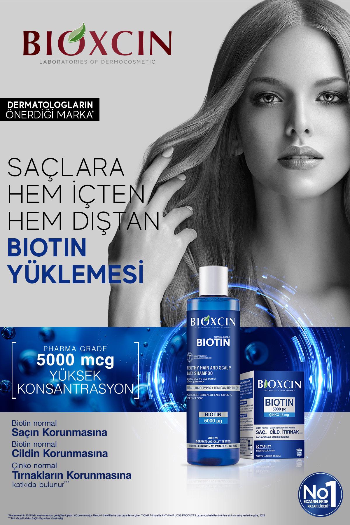 Biotin Şampuan 300 ml – Sağlıklı Saç ve Saç Derisi İçin Günlük Bakım - Tüm saç tipleri — 8680512628118 — تصویر 7 از 8
