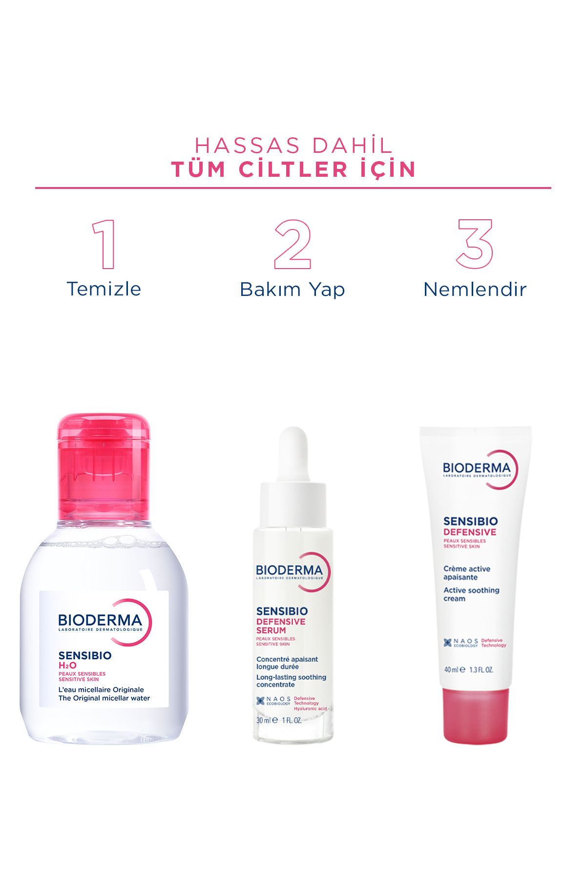 Sensibio H2O آب میسلار پاک کننده آرایش برای پوست‌های حساس و نرمال 100 میلی لیتر