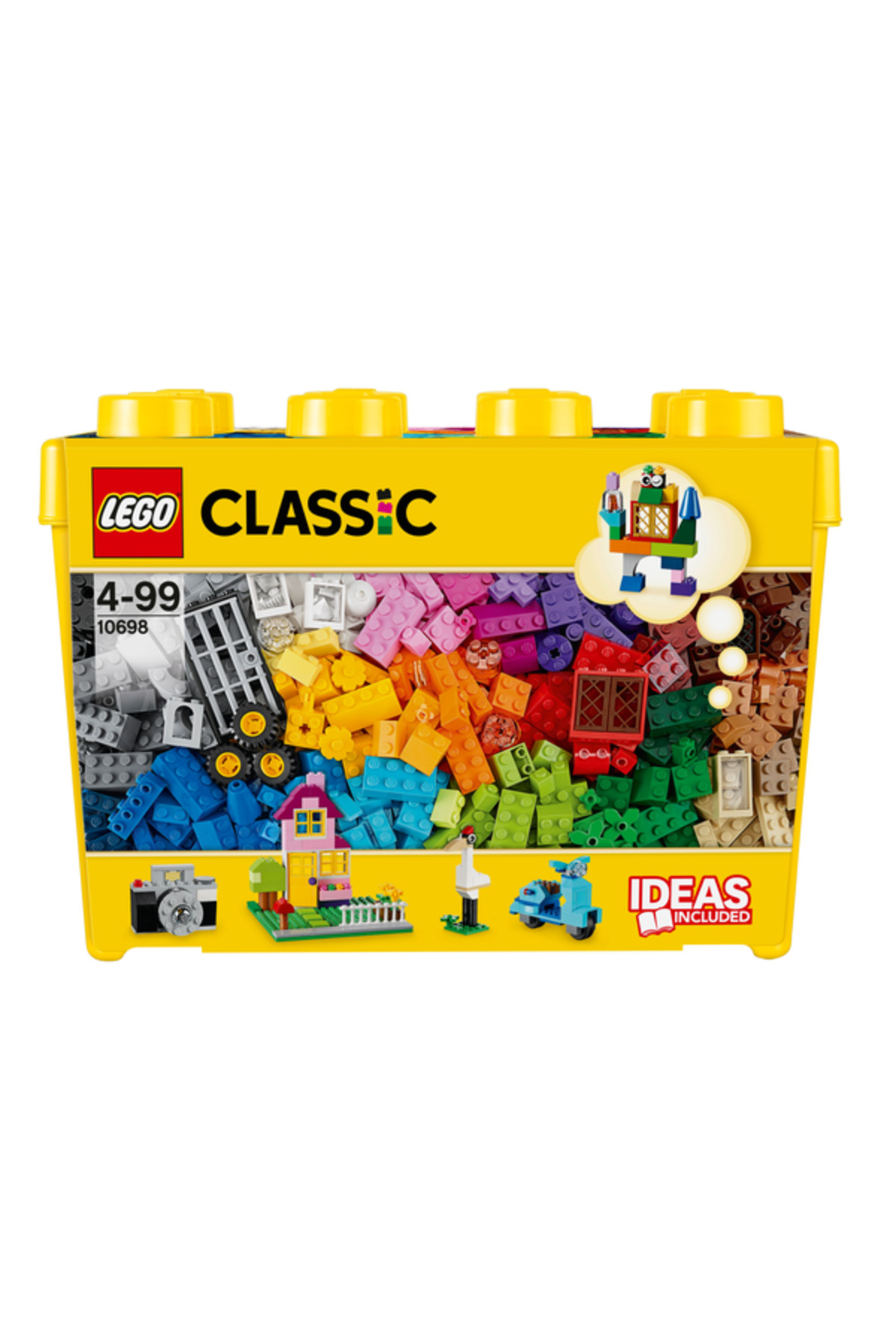 LEGO ® Classic Büyük Boy Yaratıcı Yapım Kutusu 10698 - 4+ Yaratıcı Oyuncak Yapım Seti (790 Parça) fotoğrafı 2 (önizleme)
