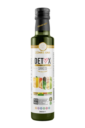 Zühre Ana Detox Gold Sirkesi Doğal Fermantasyon 250 Ml