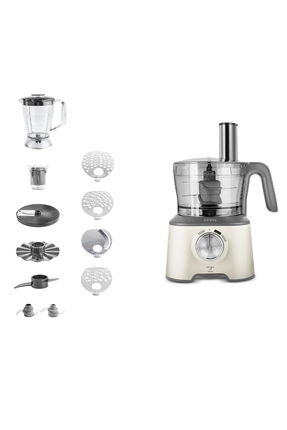 Karaca x Refika Mastermaid Power 10 in 1 Mutfak Robotu Swiss Cream 2000w