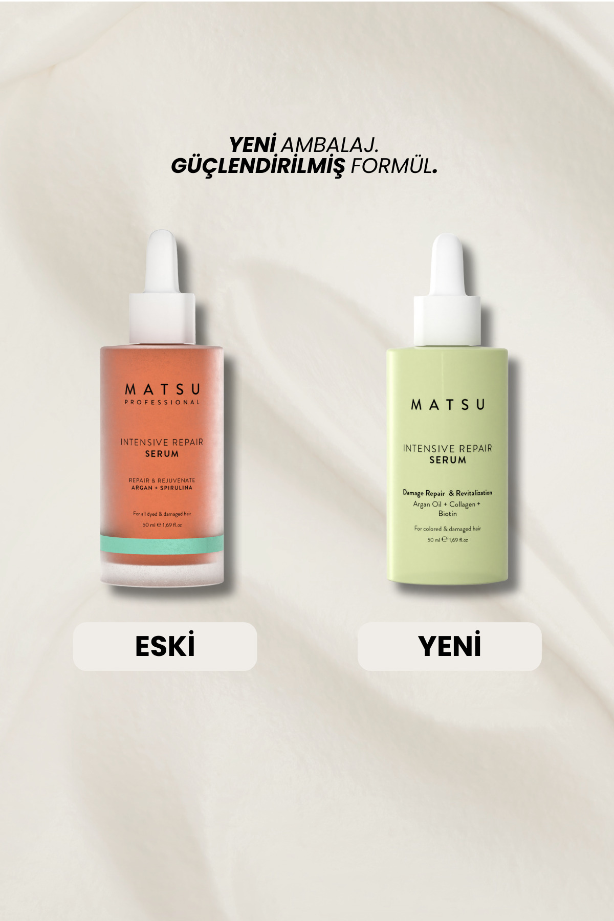 Intensive Repair Yıpranmış Saçlar İçin Onarıcı Renk Koruyucu Saç Serumu 50 ml — MP6 — تصویر 3 از 8