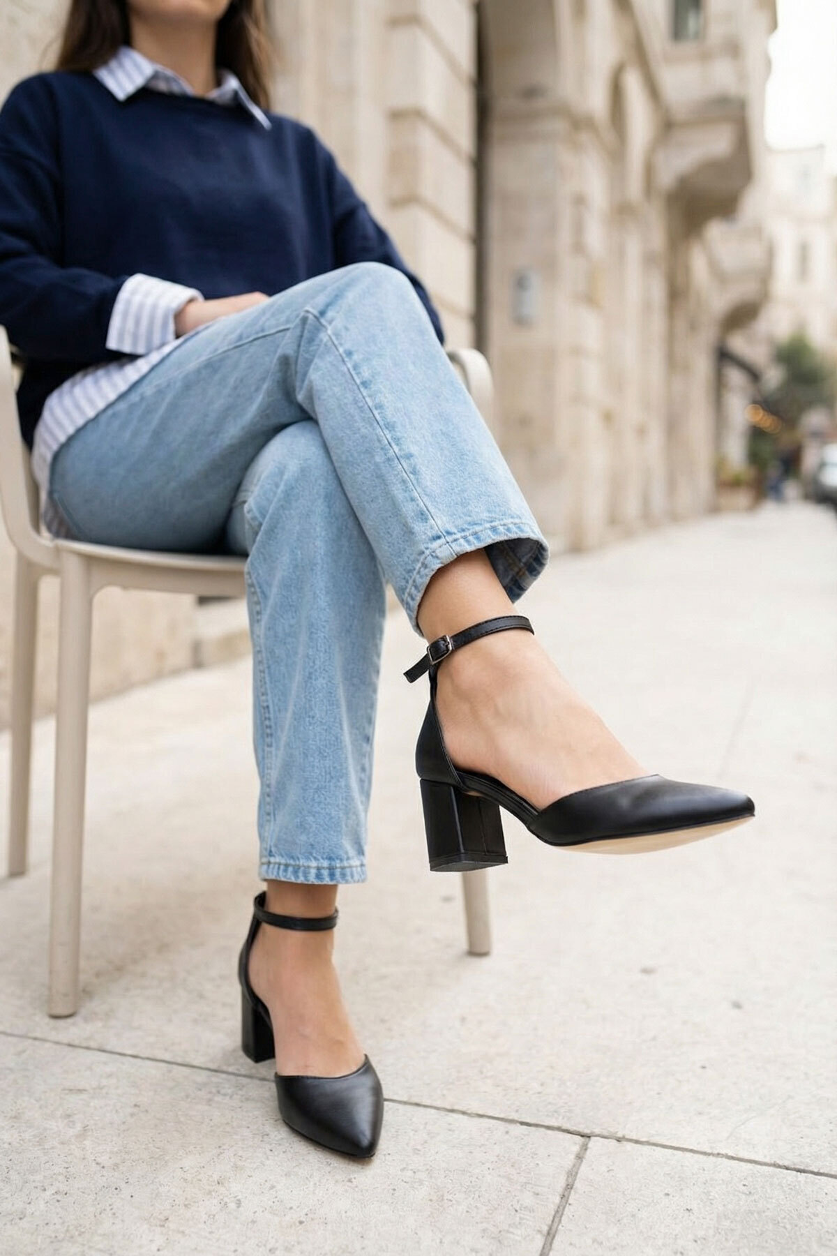 SOHO  Siyah Kadın Klasik Topuklu Ayakkabı 16823 - Görsel 3