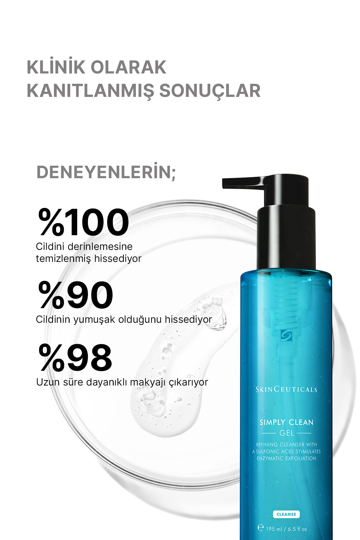 Simply Clean Cilt Temizleme Jeli 195 ml — 3337875888080 — تصویر 2 از 6
