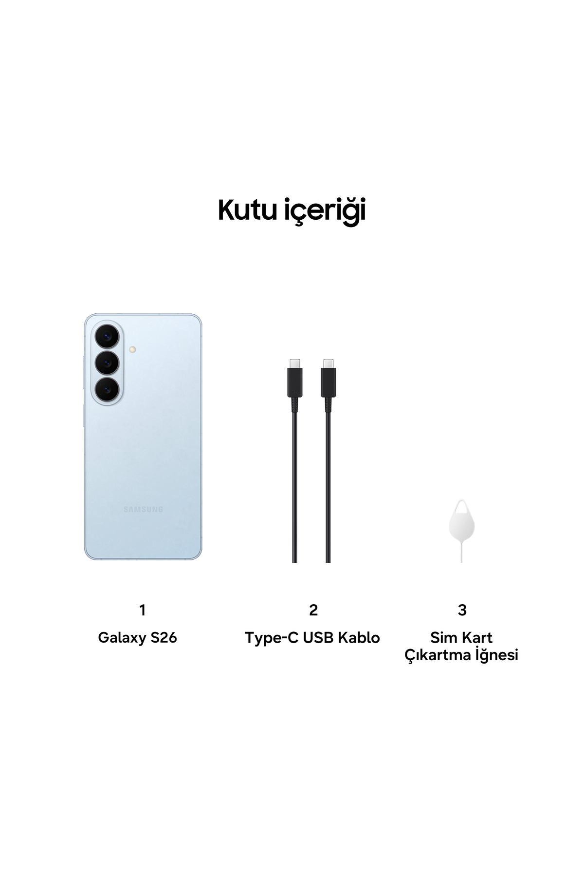 Samsung Galaxy S26 12GB/256GB Gök Mavisi Cep Telefonu