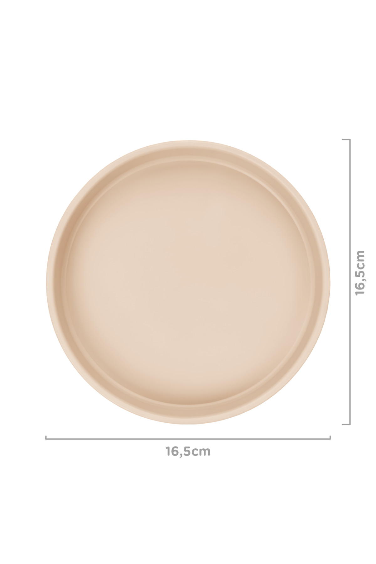 OiOi Basics Mama Tabağı Bubble Beige fotoğrafı 3 (önizleme)