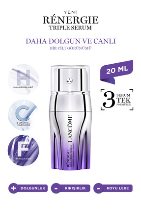 Lancome Renergie Triple Serum Hyalüronik Asit, C Vitamini+niasinamid, Ferülik...