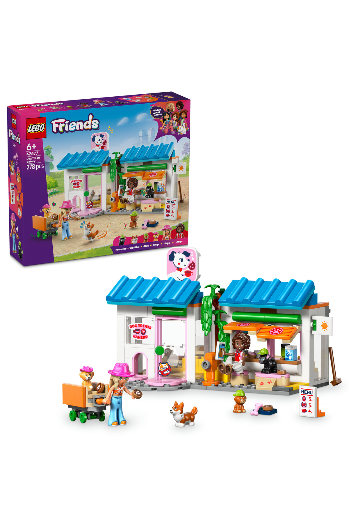 ® Friends Dog Awards Bakery 42677 – 6+ Creative Toy Making Set (278 Pieces)