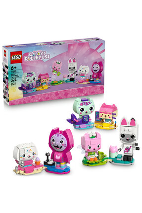 LEGO ® Gabby’s Dollhouse Gabby’nin Kedi Arkadaşları 11215 - 6+ Yaratıcı Oyunc...