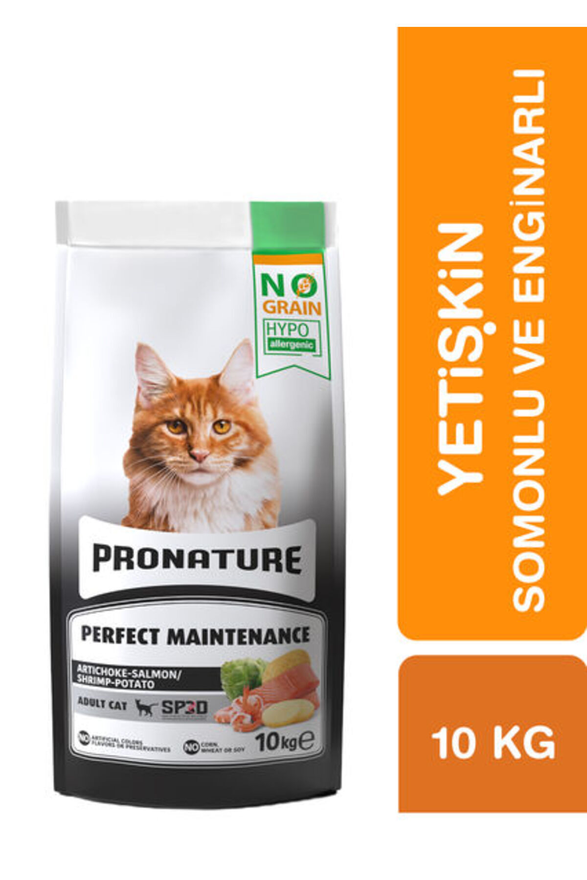 Pronature Tahılsız Yetişkin Kuru Kedi Maması (Perfect Maintenance) - Somonlu ve Enginarlı – 10 KG - Fiyatı, Yorumları