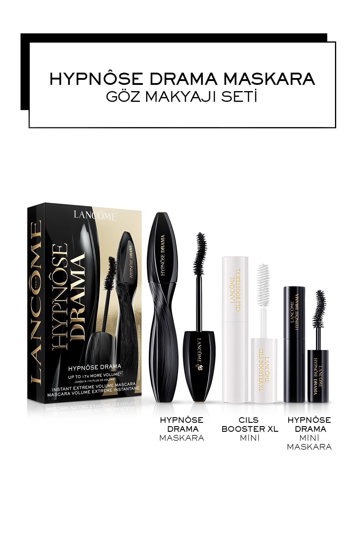 Lancome Hypnôse Drama Mascara Makyaj Seti 3614274759105 - Fiyatı, Yorumları