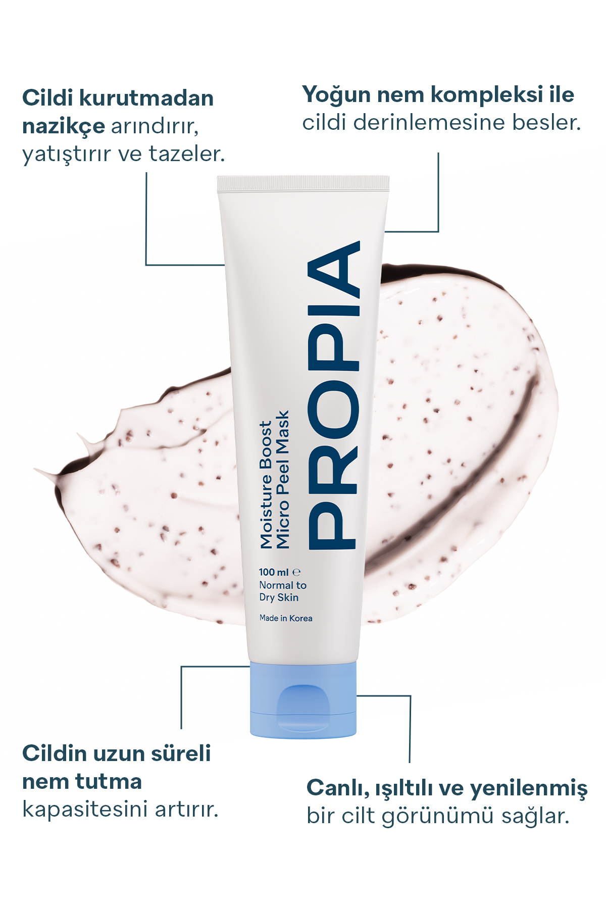 Gözenek Karşıtı ve Nemlendirici Maske Seti — redclaymask-moisturemaskyüzml-Set — تصویر 4 از 6