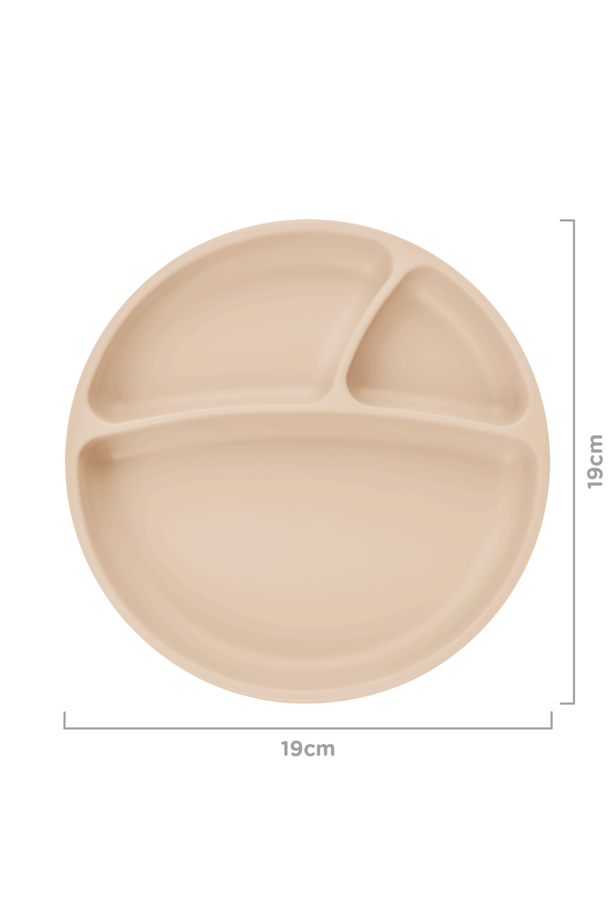 OiOi Bubble Beige Beslenme Seti(önlük+tabak+kaşık) fotoğrafı 3 (önizleme)