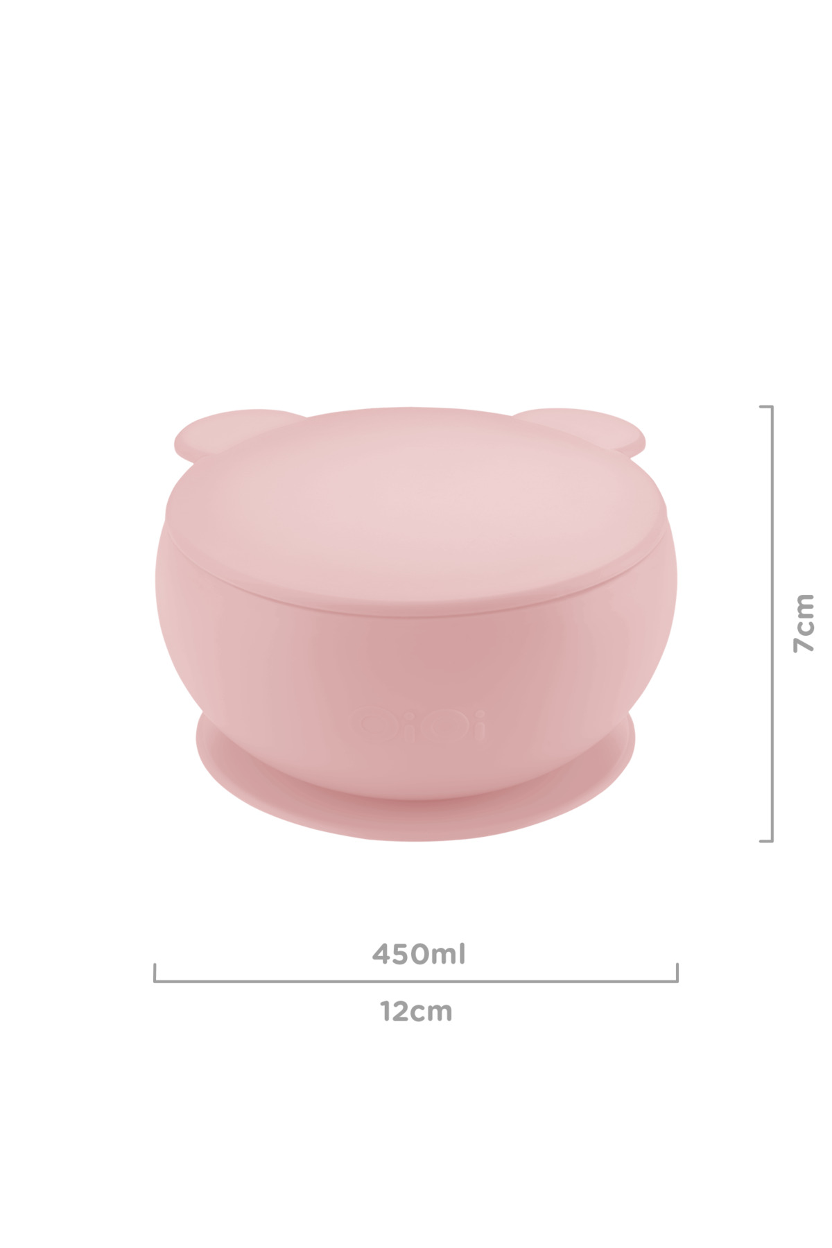 OiOi Pinky Pink Dörtlü Set(tabak+bardak+kaşık+kapaklıkase) fotoğrafı 4 (önizleme)