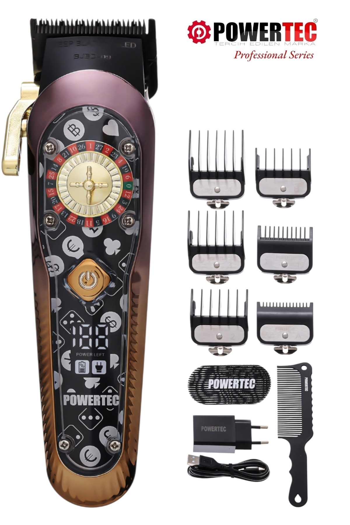 TR-5200 Wireless Rechargeable Professional Hair Beard Trimmer