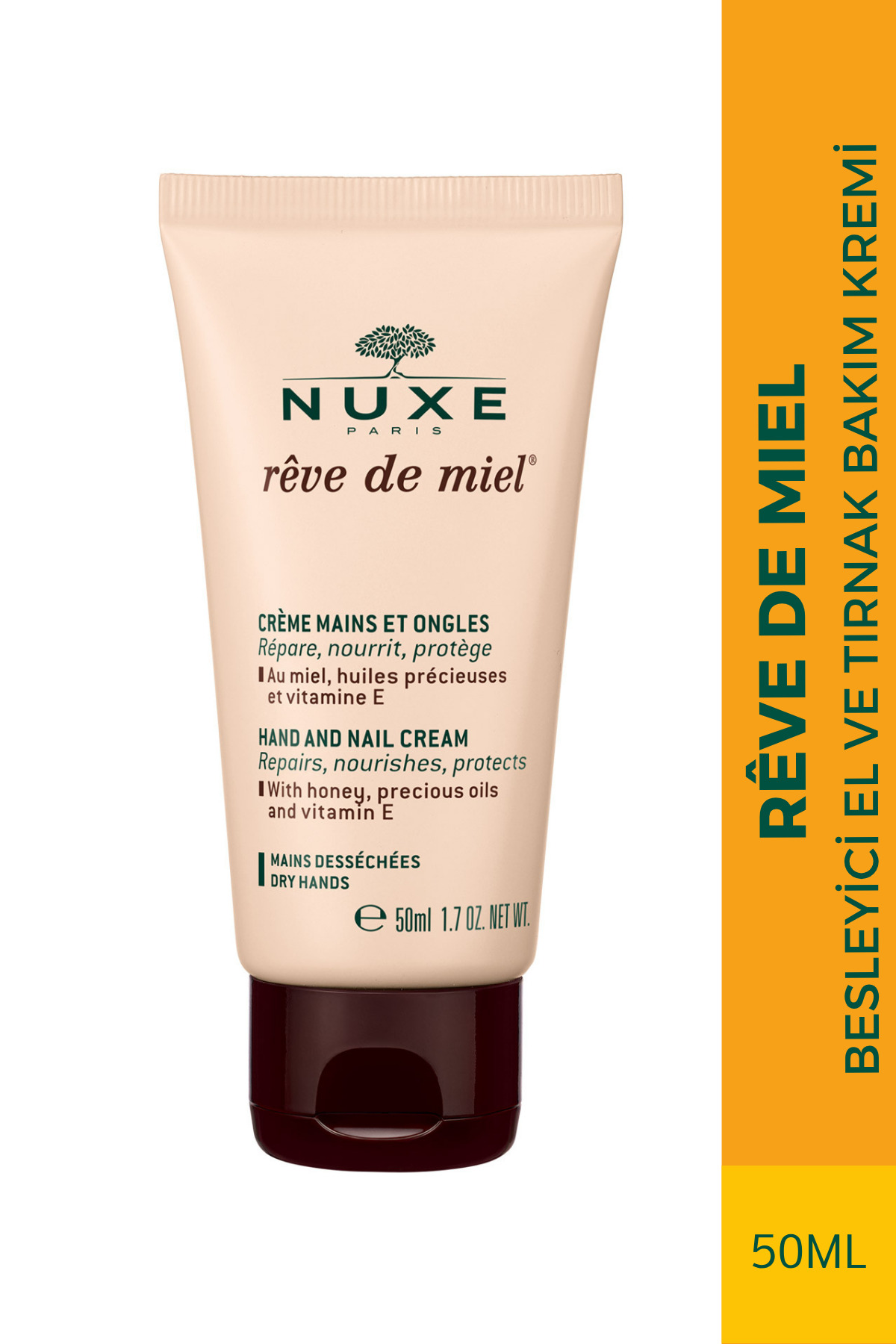 Nuxe Rêve de Miel Besleyici ve Onarıcı El ve Tırnak Bakım Kremi — 3264680010446