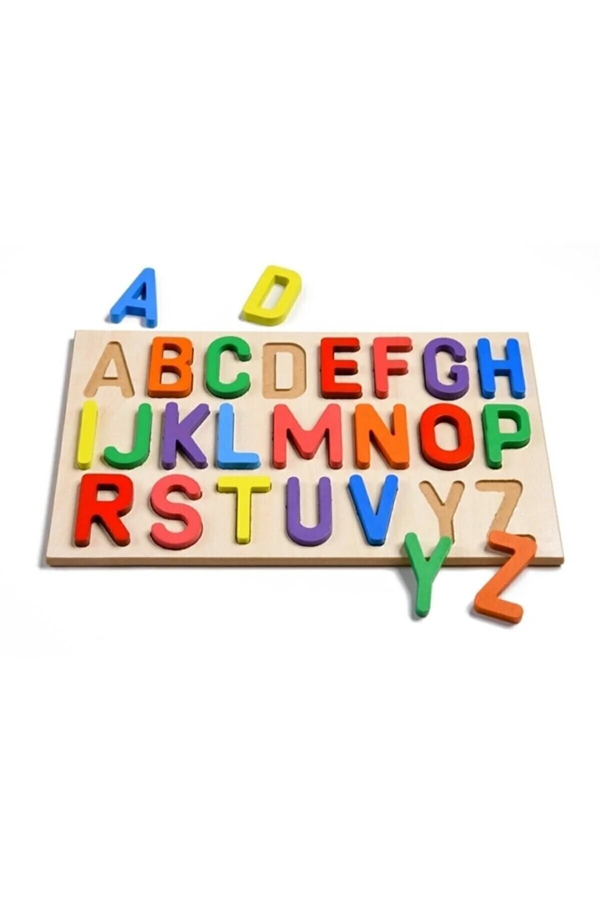 Genel Markalar Ahşap Puzzle Alfabe-Rakam-Geometri Bul Tak- Yap Boz fotoğrafı 2 (önizleme)