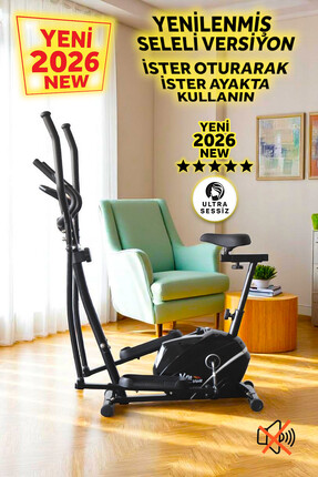 Voit V-fit By SELELİ Manyetik Eliptik Bisiklet (SESSİZ ÇALIŞIR, ELDEN NABIZ Ö...