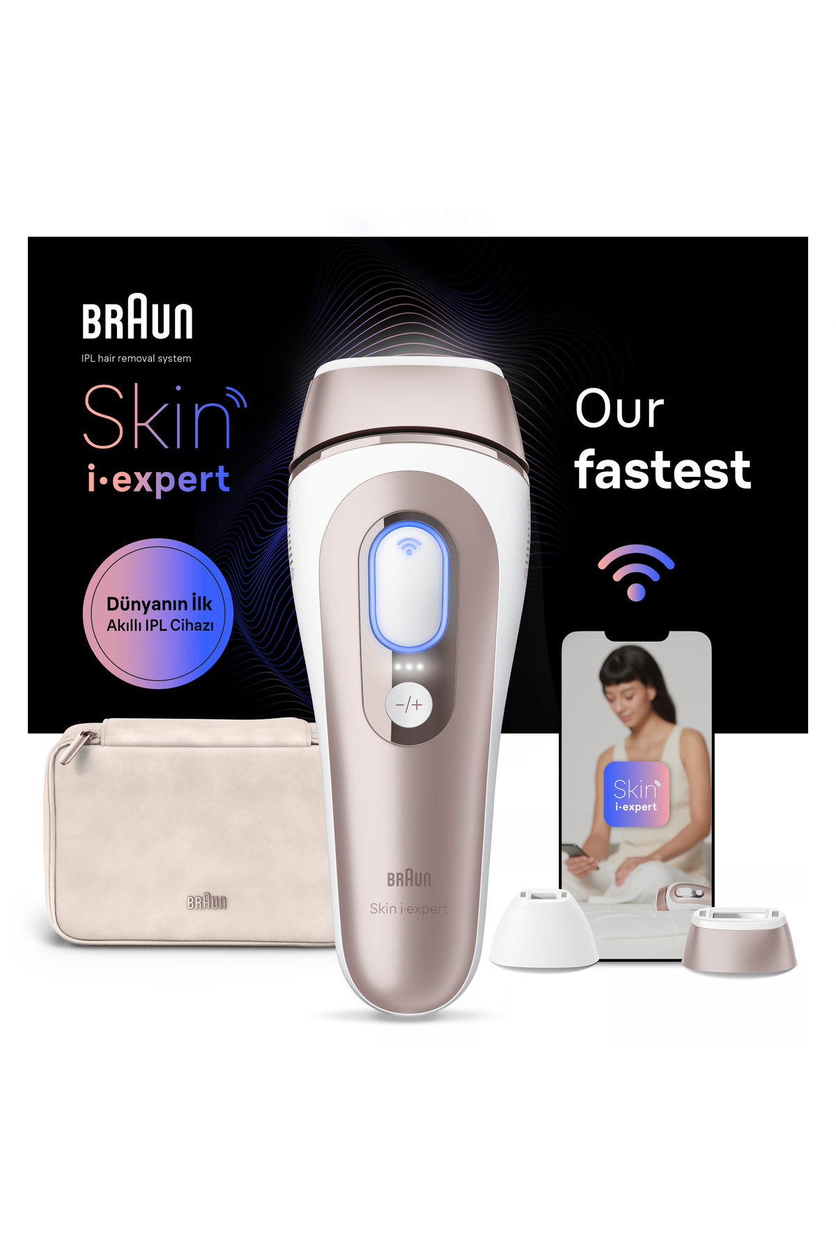 IPL Skin i · expert, Home Hair Removal, Free App, Bag, Gillette Venus, 2 Hoods, PL7147