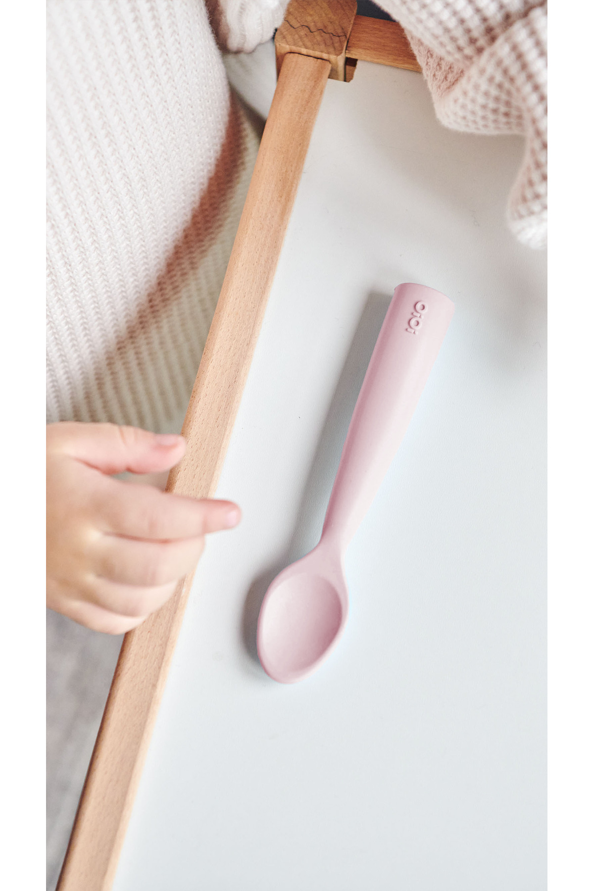 OiOi Silikon Mama Kaşığı Nam Nam - Pinky Pink fotoğrafı 4 (önizleme)