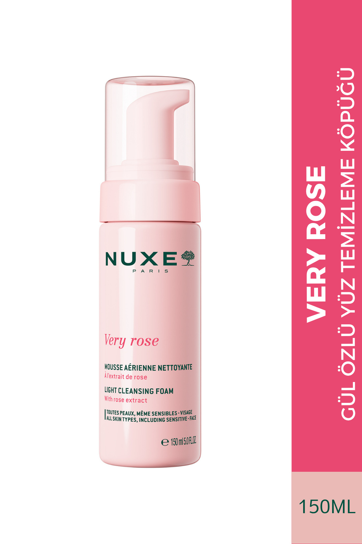 Nuxe Gül Özlü Yüz Temizleme Köpüğü 150 ml — 3264680043383