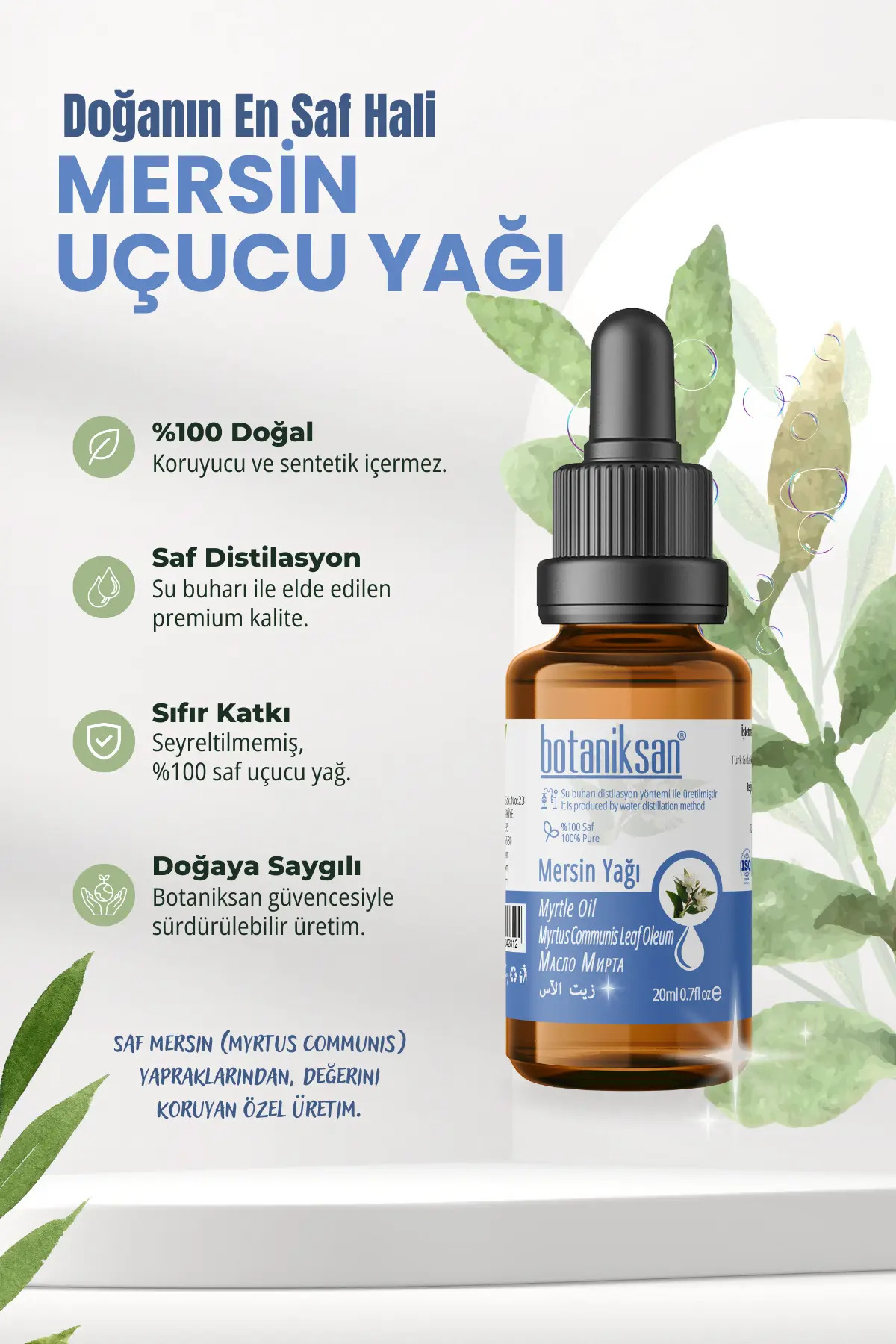Mersin Yağı 20ml Distilasyon, Saf, Doğal, Katkısız — MERSİN YAĞI 20ML — تصویر 3 از 5