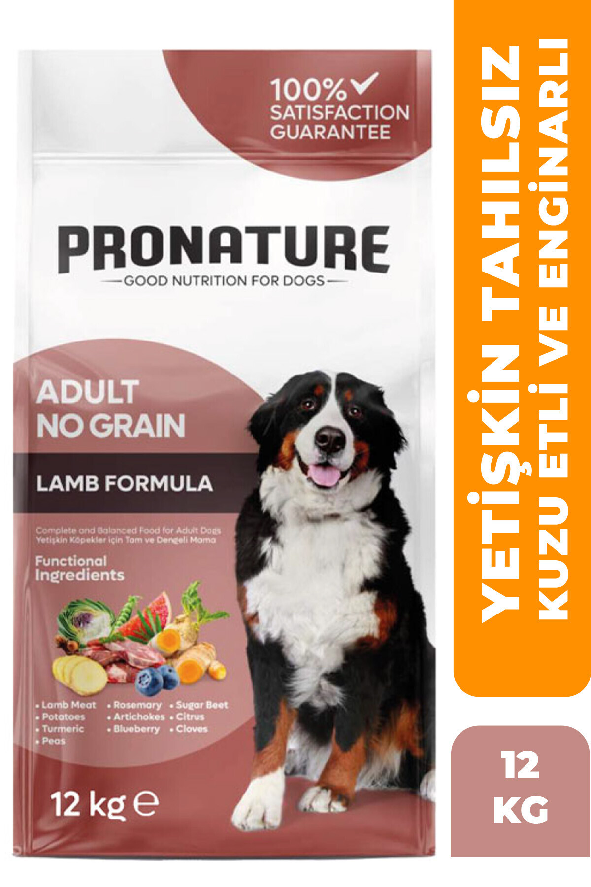 Pronature Tahılsız Yetişkin Kuru Köpek Maması (Perfect Maintenance) - Kuzu Etli Patatesli ve Enginarlı 12 KG - Fiyatı, Yorumları