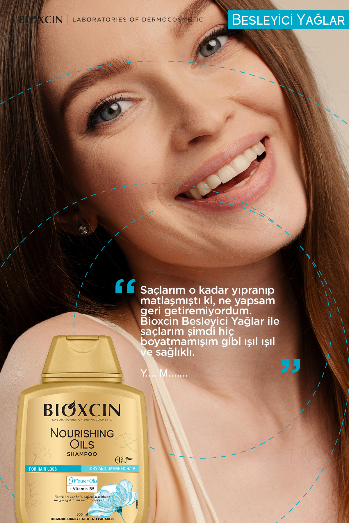 Besleyici Yağlar Onarıcı Şampuan 300 ml + Saç Bakım Kremi 250 ml Seti — B10354 — تصویر 6 از 6