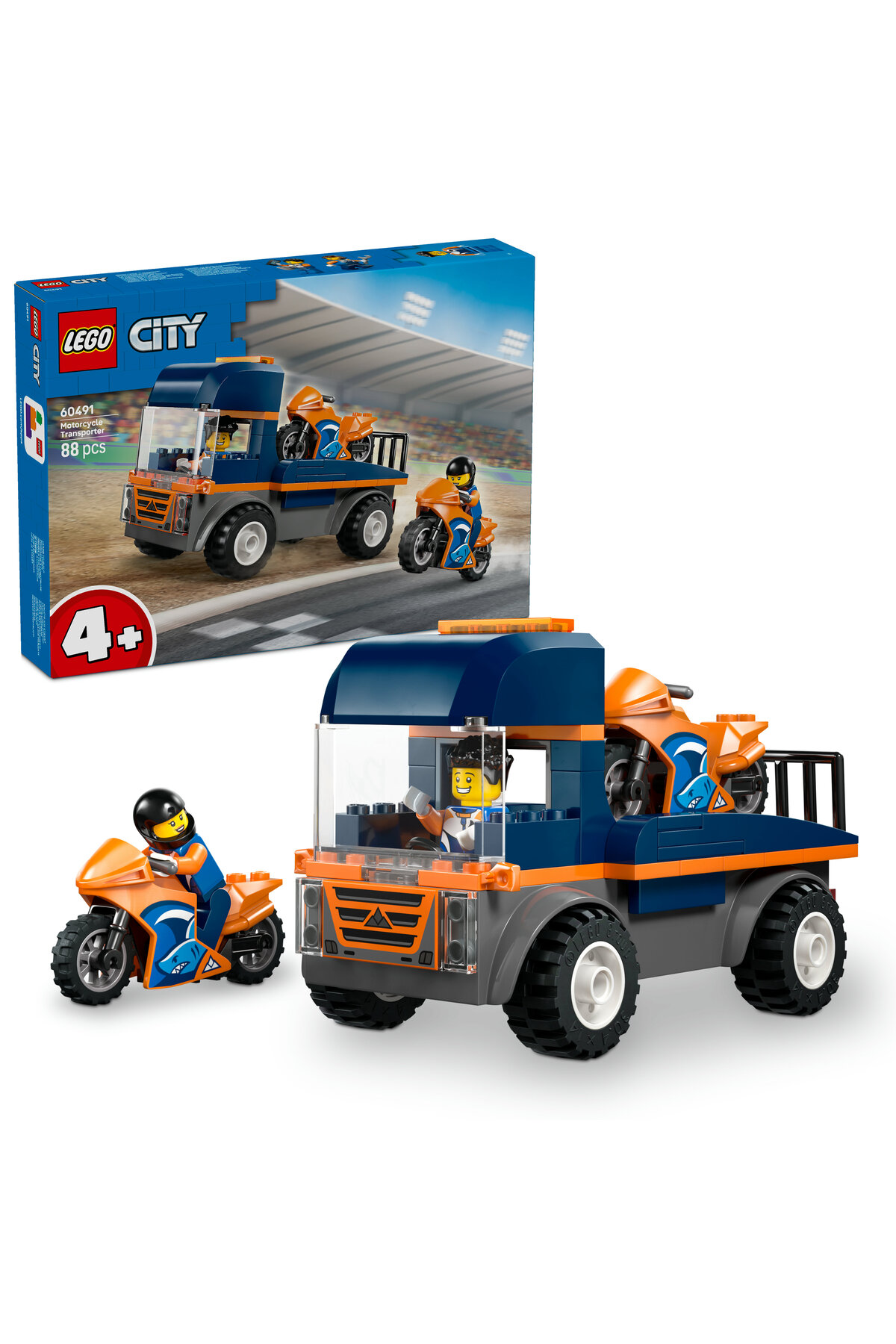 LEGO ® City ǀ Transportor de motociclete 60491