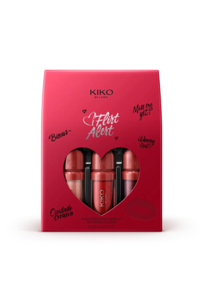 KIKO Makyaj Setleri - Flirt Alert Mini Kisses Maxi Shine Kit 3D Hydra Lip Gloss