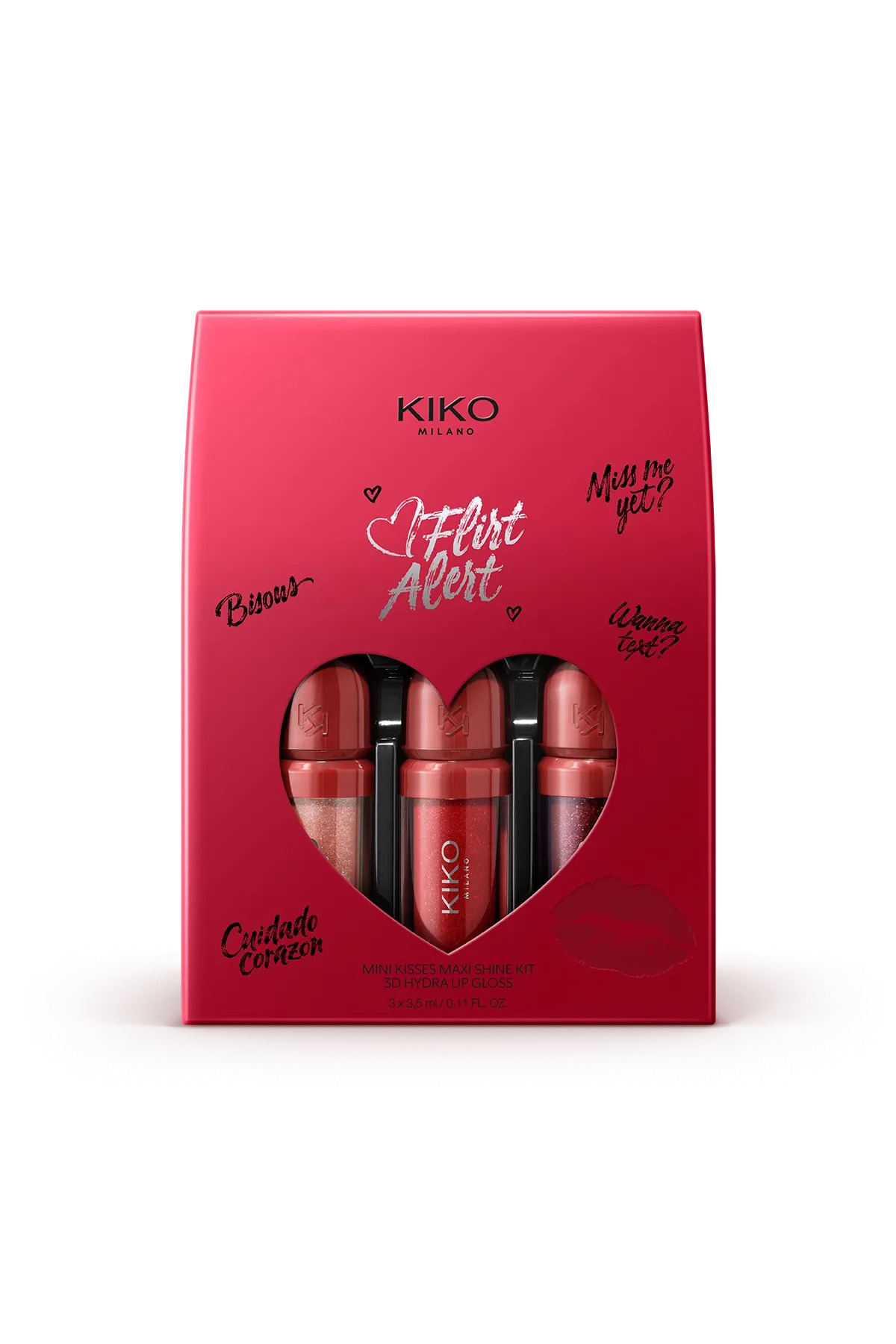 KIKO Makyaj Setleri - Flirt Alert Mini Kisses Maxi Shine Kit 3D Hydra Lip Gloss - Fiyatı, Yorumları
