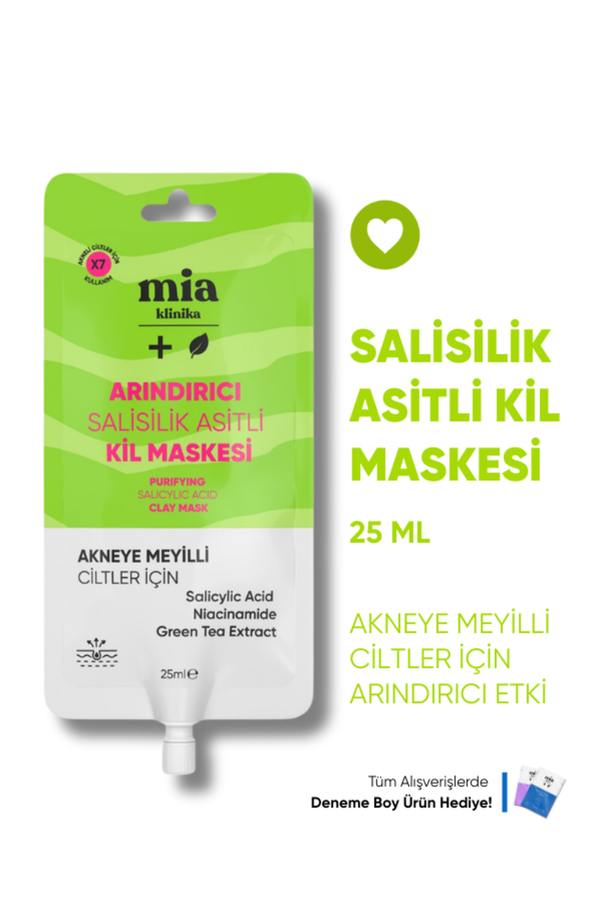 mia klinika Arındırıcı Salisilik Asitli Kil Maskesi - Fiyatı